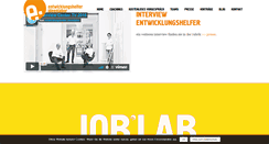 Desktop Screenshot of entwicklungshelfer.com